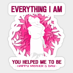 Gratitude Embrace Mother's Day Sticker